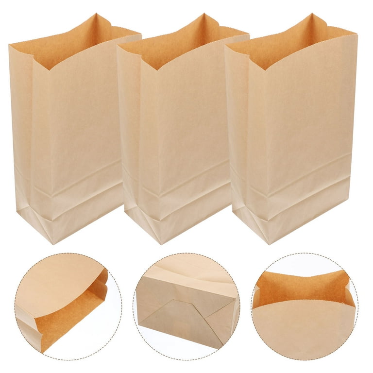 20 pcs Kraft Paper Bags Gift Paper Bags Small Paper Packaging Bag Paper  Snack Bags