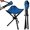 Blue, variant on Travel Folding Camping Stool, Use Height 14" and Max Weight 300 lbs Outdoor Portable Party Chair Fishing Chair Seat for Camping Fishing Hiking Gardening and Beach Painting