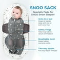thumbnail image 2 of Saco de dormir Blanket Happiest Baby SNOO de algodón orgánico, tamaño grande, 2 of 8
