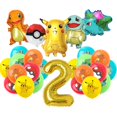 thumbnail image 3 of New Birthday Party Decorations Kits Pikachu Theme Paper Plates Napkins Cups Balloons Baby Shower for Kids Event Supplies, 3 of 5
