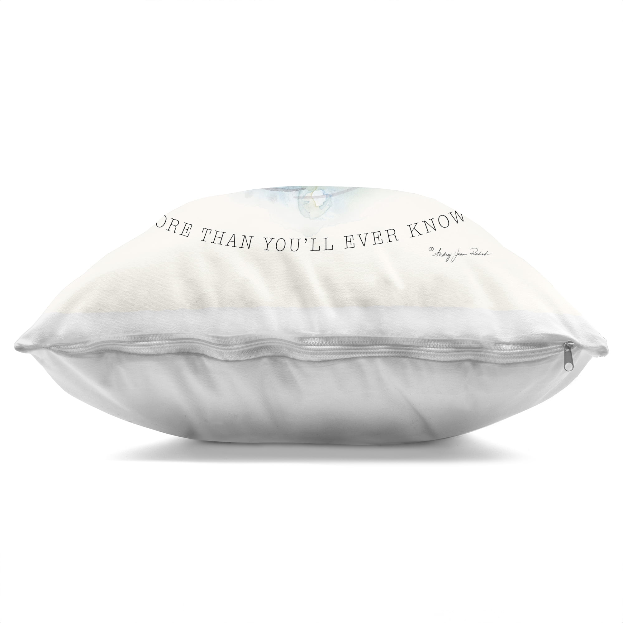 Stupell Industries More Than You Know Swans Decorative Printed Throw Pillow, design by Audrey Jeanne Roberts