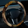 thumbnail image 2 of Hedgehog Car Wheel Cover, Steering Wheel Cover 14.5 Inch, Printing, PVC Leather, Auto Accessories, 2 of 6