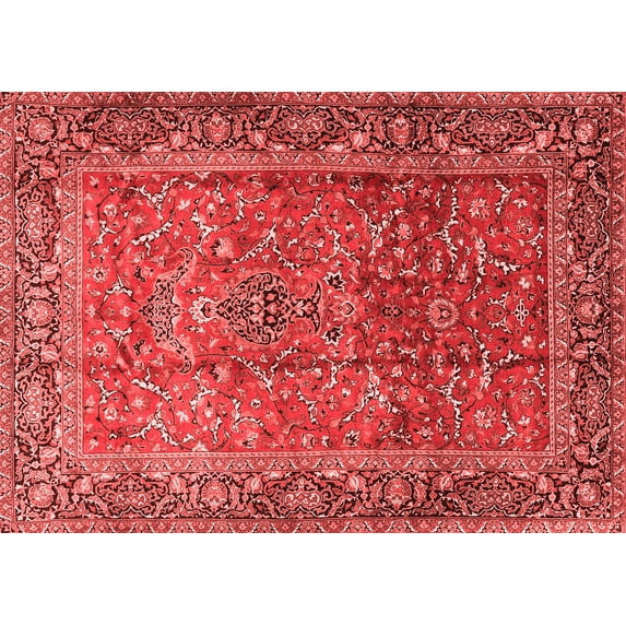 Ahgly Company Indoor Rectangle Persian Red Traditional Area Rugs, 6' x 9'