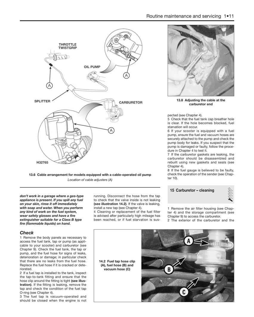 Suzuki Burgman 250 & 400 Scooters (98-15) Haynes Repair Manual ^
