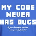 thumbnail image 3 of CafePress - My Code Never Has Bugs Dark T Shirt - Men's Classic Graphic Cotton T-Shirt, 3 of 4