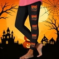 thumbnail image 2 of Stamzod Halloween Leggings for Women High Waisted Full Length Soft Yoga Pants Slim Fit Stretchy Black Leggings, 2 of 5