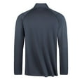 thumbnail image 4 of Holiday Gifts! Titcea Long Sleeve Shirts for Men Fleecing Liner Zipper Solid Color Round Neck Shirt Warm Comfort Tops, 4 of 4