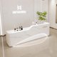 thumbnail image 5 of Counter Reception Desks Luxury Lectern Modern Small Vanity Wooden Reception Desks Shop Escritorios De Oficina Salon Furniture My Lux Decor Round, 5 of 7