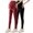 Red, variant on SELONE 2 Packs Maternity Leggings over the Belly Stretchy Trousers High Waisted Pants Breathable Bottoms