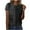 Black, variant on Women's Sequin Tops Round Neck Short Sleeve Shiny Bling Dressy Casual Holiday Party Outfits