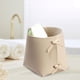 thumbnail image 5 of Organizador de escritorio multiusos, bolsa para lápices, bolsa para guardar brochas de maquillaje Beige, 5 of 8