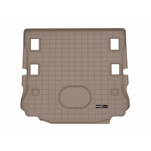 WeatherTech Cargo Trunk Liner compatible with Jeep Wrangler 2-Door, Wrangler JK 2-Door - Behind 1st Row Tan