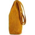 thumbnail image 4 of Corduroy Tote Bag Cute Tote Bags for Women Shoulder Bag with Inner Pocket for Work Beach Travel and Shopping Grocery, Yellow, 4 of 5
