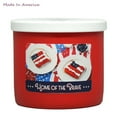 thumbnail image 3 of Colonial Candle 3-Wick Scented Jar Candle, Home of the Brave, 14.5 oz, 60h Burn, Aromatic, 3 of 5