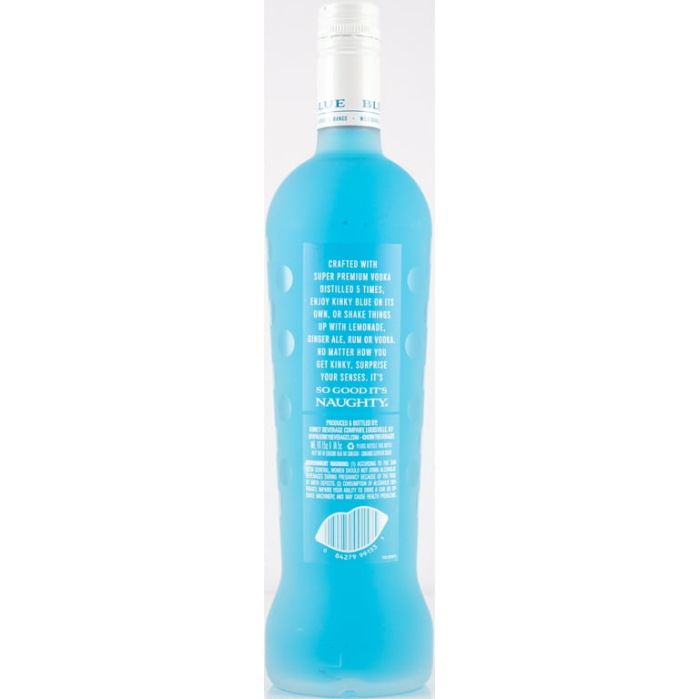 Kinky Liqueurs Blue, Vodka, 750ml Glass Bottle, 17% ABV
