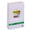 Post-it® Super Sticky Notes, Recycled, 4" x 6", Bali, Lined, Pack Of 3 Pads
