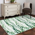 thumbnail image 3 of Green Weeping Eucalyptus Area Rugs 4'x6', Washable Small Throw Rugs for Office Bathroom, Spring Summer Country Leaves Indoor Outdoor Rug Non-Slip Low Pile Carpet Runner Reversible Floor Mats, 3 of 8