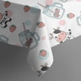 thumbnail image 5 of White Cow Milk Jar Pattern Square Tablecloth,Waterproof Square Table Cover,Wipeable Spillproof Washable Table Cover for Home Kitchen Party Decor 42"X42"(107x107cm), 5 of 6