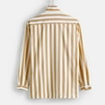 thumbnail image 5 of Fengyings Men's Shirts Casual Long Sleeve Button-Down Striped Dress Shirt, 5 of 8