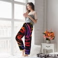 thumbnail image 5 of Salouo A Bright Abstract Print Women's Pajama Pants Casual Loose Sweatpants PJs Flowy Pants Drawstring Palazzo for Women Wide Leg Pants Lounge Pajama -XX-Large, 5 of 8