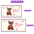thumbnail image 5 of Happy Valentine's Day Abyssinian Brings Love Heart Desk Mat Full Keyboard Mouse Pad Cat Lover Kitten Owner Gifts Large Mousepad - 02028, 5 of 5