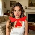 thumbnail image 6 of Adjustable Red Neck Bow Prop, Oversized Bow Tie Accessory for Stage Performances, Halloween Costumes, and Themed Parties, 6 of 9