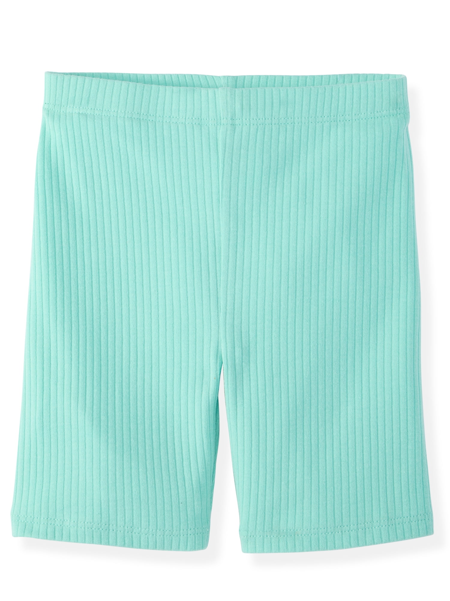 Garanimals Newborn, Baby & Toddler Girl Ribbed Cotton Biker Shorts, Prints & Solids, 4-Pack, Sizes 0-6T