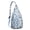 Sky-blue-25, variant on Boho Starfish Sling Backpack – Tropical Ocean-Inspired Hiking Daypack with Watercolor Starfish and Seashells Design, Lightweight Waterproof Travel Bag for Beach, Camping, and Outdoor Use