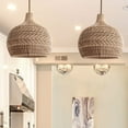 thumbnail image 4 of Arturesthome Rustic Handwoven Rattan Pendant Light Lampshade For Living Room, 4 of 9
