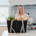 thumbnail image 2 of CleverMade Sac Fourre-Tout Pliable, Noir (Lot de 2), 2 of 5