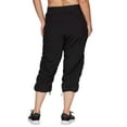 thumbnail image 2 of RBX Active Women's Plus Size Lightweight Woven Capri Pant With Pockets, 2 of 5