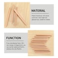 thumbnail image 3 of WM25 6 Pairs Wood Claves Musical Percussion Instrument Rhythm Sticks Percussion Rhythm Sticks, 3 of 8