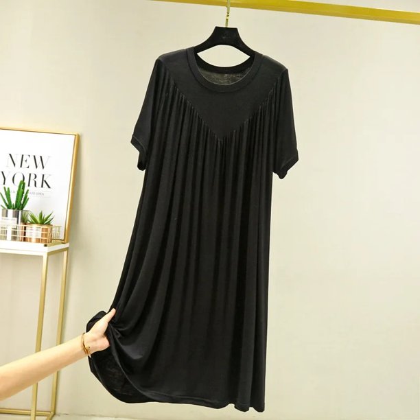 Ropa de dormir de algodón Modal para mujer, ropa de dormir de talla grande para uso doméstico, ropa de dormir acolchada de algodón de maternidad para mediana edad, novedad de verano de 2022