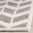 thumbnail image 5 of SAFAVIEH Chatham Easton Zigzag Stripes Wool Runner Rug, Dark Grey/Ivory, 2'3" x 11', 5 of 5
