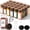 4Oz*24, variant on 1.7Qt*3 Airtight Glass Pasta Storage Canisters with Wood Lids