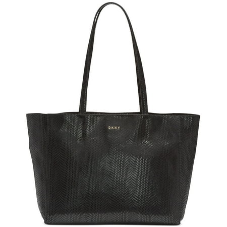 DKNY Sally Leather East-West Tote, Black