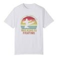 thumbnail image 4 of YDLCAFD T-Shirts pour Femmes Col en V Graphique Mode Décontractée Haut Col Rond T-Shirts Été Manches Courtes Décontracté Ample Imprimés Amusants T-Shirts Haut, 4 of 4