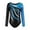 Blue, variant on Girl's Long Sleeve Dance Ballet Bodysuit Kids Winter Ballet Leotards Camisole Undergarment Spring Dancewear