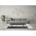 thumbnail image 3 of Ahgly Company Indoor Square Abstract Gray Modern Area Rugs, 8' Square, 3 of 4