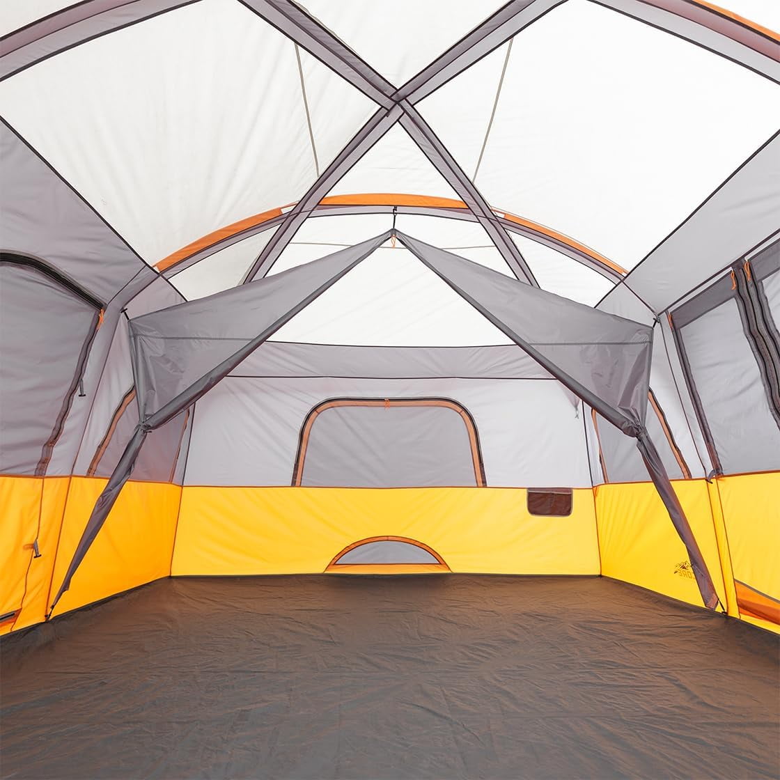 CORE 16' x 11' 12 Person Straight Wall Cabin Camping Tent, 49lbs