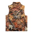 thumbnail image 5 of Pzuqiu Camo Hunting Owl Kids Zip Up Vest Casual Clothes for Girls 11-12 Breathable Winter Lightweight Sleeveless Fleece Jacket with Pocket Fall Outfits Fashion Clothing for Girls, 5 of 7
