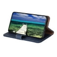 thumbnail image 3 of For Khazneh Sony Xperia 1 Iv First Layer Genuine Leather Pebbled Leather Case (andre) Blue, 3 of 5