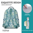 thumbnail image 4 of Exotic Rainbow Tribal Folk Style Student’s Backpack, Scratch-Resistant and Breathable, Rustic Artistic Floral Design School Bag, Adjustable Straps for Comfortable Wear, 4 of 5