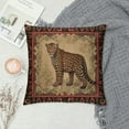 thumbnail image 2 of COMIO  Throw Pillow Cover Case Beautiful Wild Leo Pattern Leopard Skin Shawl Animal Print Decorative Pillowcase Case Cushion Cover for Bed Couch, 2 of 5