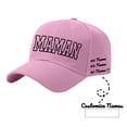 thumbnail image 2 of Gsakboxl Trucker Hat DIY Custom Name Letter Baseball Cap, Personalized Fashion Sun Hat for Mother's Day Birthday Gifts, 2 of 7