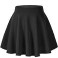 thumbnail image 1 of Falda plisada de cintura alta para mujer Mini falda negra informal de verano (XL) Likrtyny Para estrenar, 1 of 1