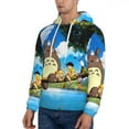 thumbnail image 4 of Totoro Trendy Cartoon Men'S Fleece Hooded Hoodie, hoodies for women men with pockets,Fall Fashion 2025 Pullover Sweaters Winter Clothes, 4 of 9