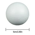 thumbnail image 1 of Boule Ronde en Mousse de Polystyrène Solide pour Artisanat de Mariage, 1 of 9