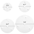 thumbnail image 2 of ZEAYEA 24 Pieces Cake Dowel Rods with 8 Pieces Cake Separator Plates for 4, 6, 8, 10 Inch 4 Tiered Cakes, Plastic Cake Sticks Support Rods and Cake Boards for Cake Construction and Stacking, 2 of 6