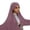 Purple, variant on Women's Hijab Fashionable Stretch Hijab Malay Indonesian Hijab